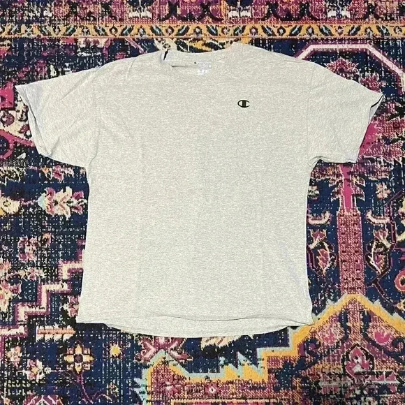 Champion Authentic Mens Sleeveless T-Shirt XL Gray Logo Athletic - Picture 1 of 1